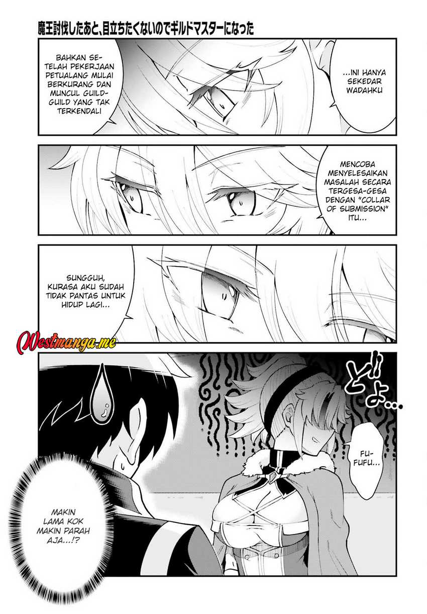 Maou Toubatsu shita Ato, Medachitakunai node Guild Master ni Natta Chapter 61 - halaman 7