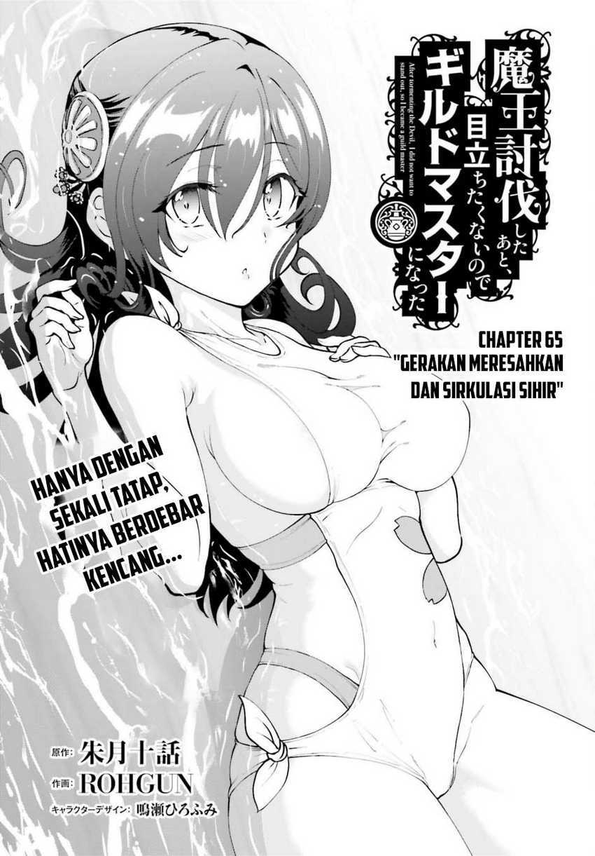 Maou Toubatsu shita Ato, Medachitakunai node Guild Master ni Natta Chapter 65 - halaman 2