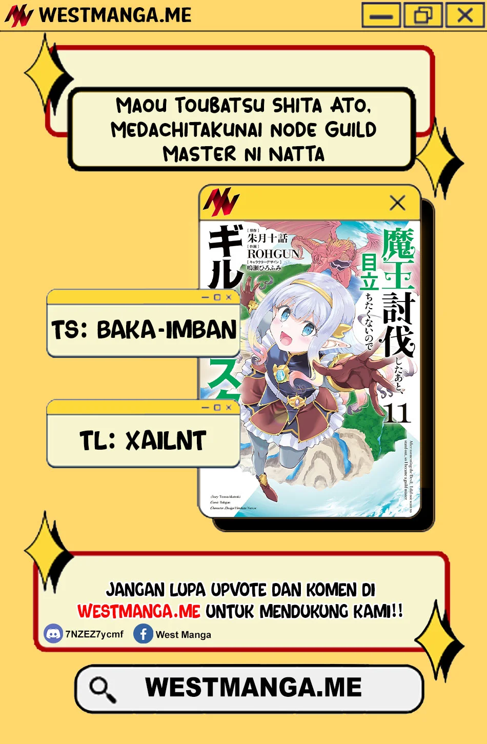 Maou Toubatsu shita Ato, Medachitakunai node Guild Master ni Natta Chapter 69 - halaman 3