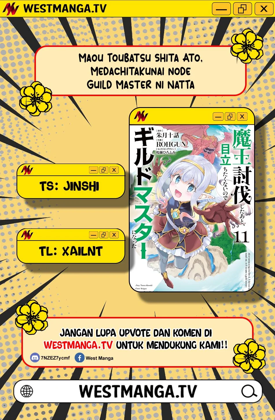 Maou Toubatsu shita Ato, Medachitakunai node Guild Master ni Natta Chapter 72 - halaman 3