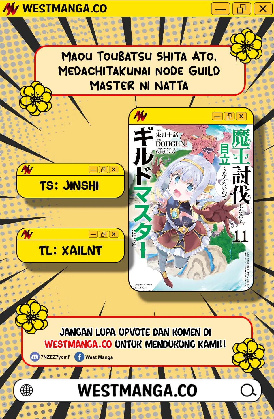 Maou Toubatsu shita Ato, Medachitakunai node Guild Master ni Natta Chapter 73 - halaman 3
