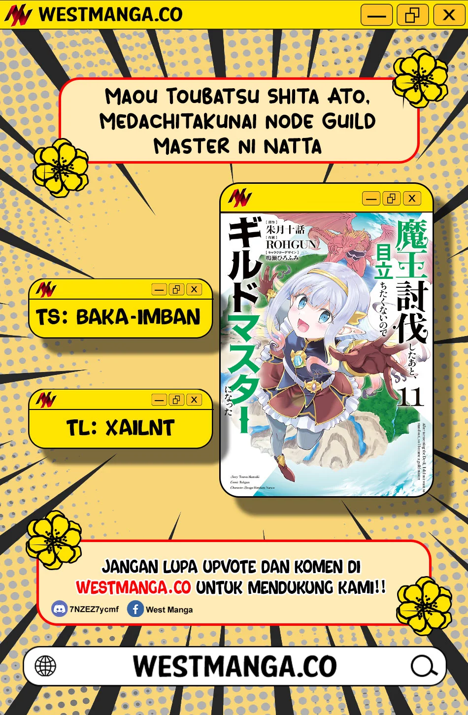 Maou Toubatsu shita Ato, Medachitakunai node Guild Master ni Natta Chapter 74 - halaman 3