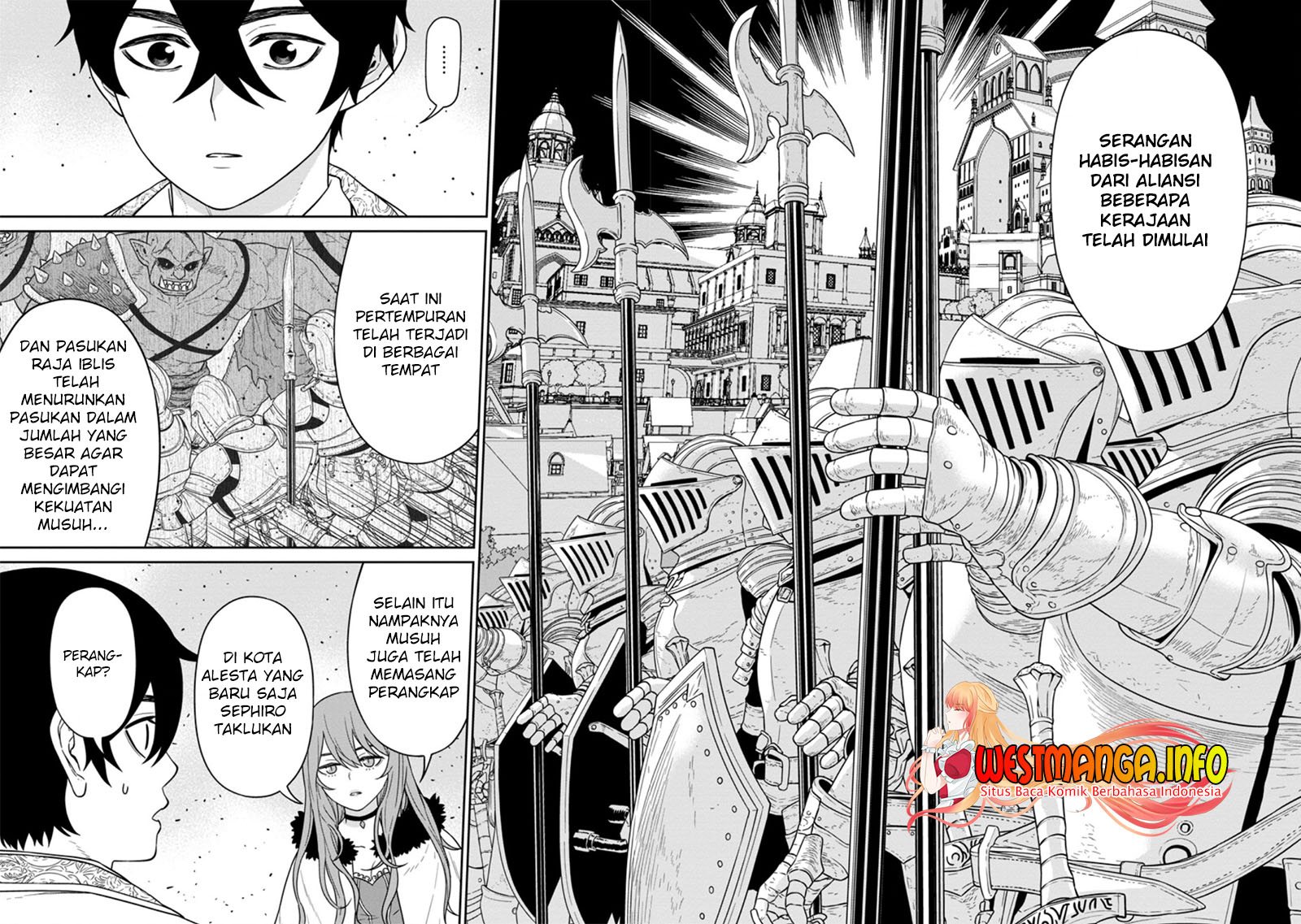 Maougun Saikyou no Majutsushi wa Ningen datta Chapter 17.1 - halaman 4