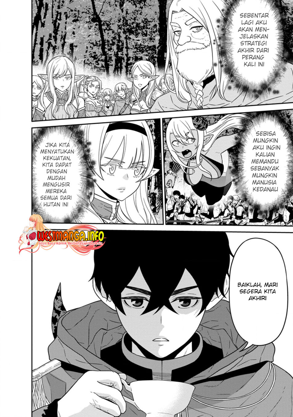 Maougun Saikyou no Majutsushi wa Ningen datta Chapter 21.1 - halaman 14