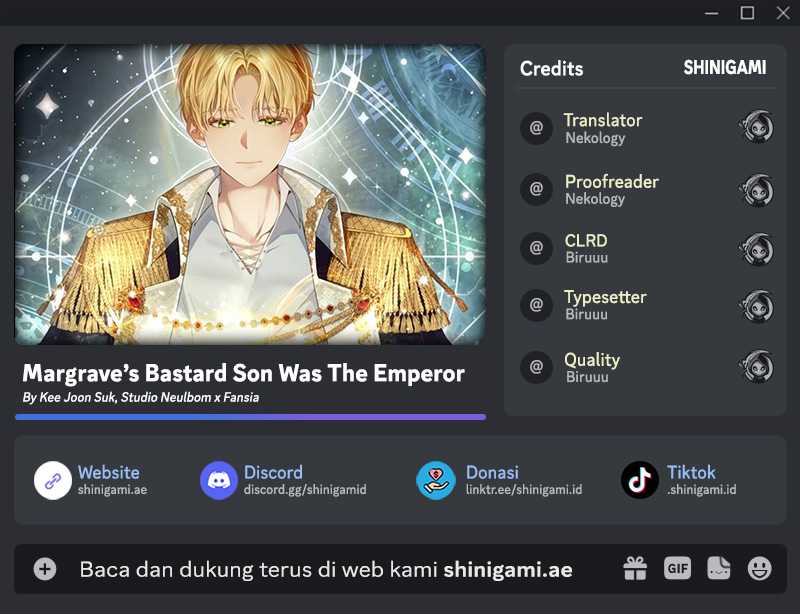 Margrave’s Bastard Son was The Emperor Chapter 28 - halaman 1