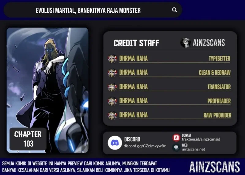 Martial Evolution: Start by Awakening the King of Monsters Chapter 103 - halaman 1