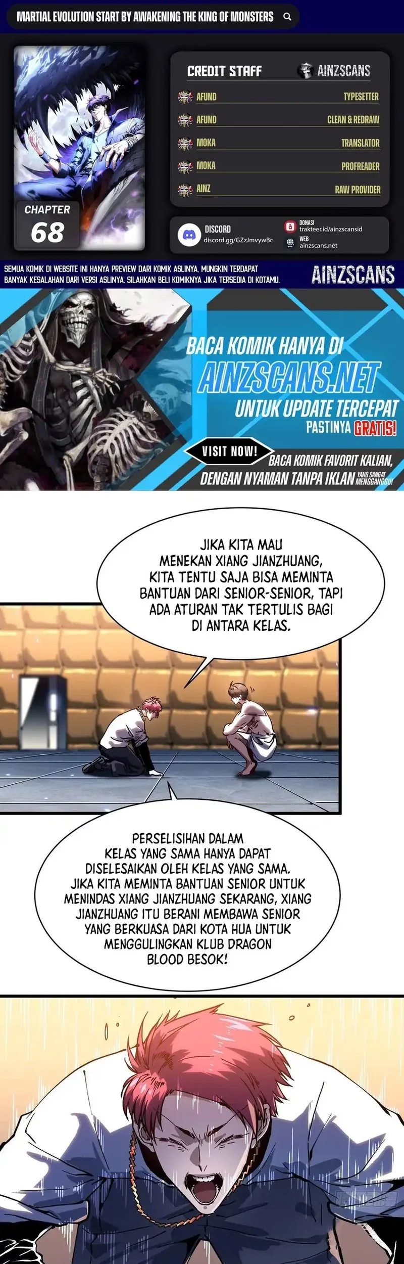 Martial Evolution: Start by Awakening the King of Monsters Chapter 68 - halaman 1