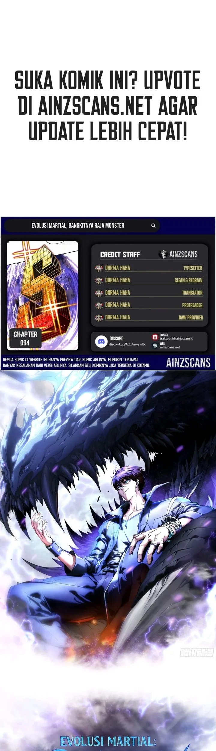 Martial Evolution: Start by Awakening the King of Monsters Chapter 94 - halaman 1