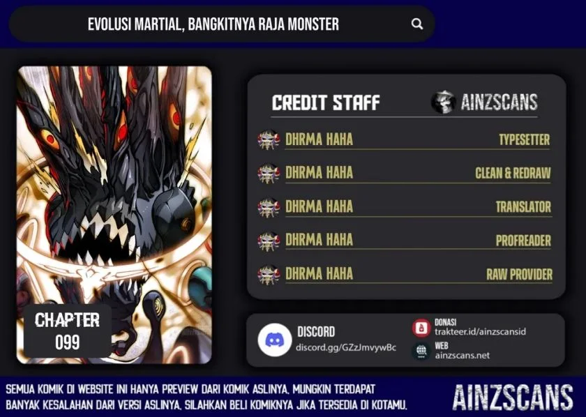 Martial Evolution: Start by Awakening the King of Monsters Chapter 99 - halaman 1
