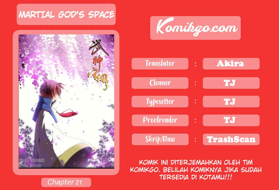 Martial God’s Space Chapter 21 - halaman 1