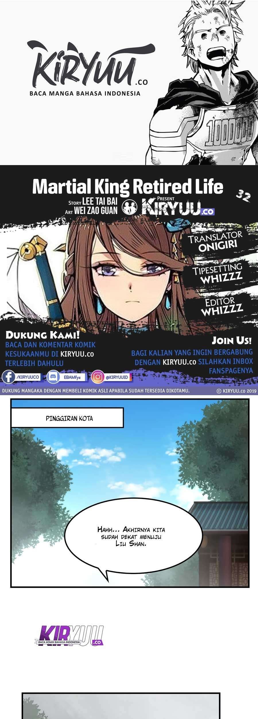 Martial King’s Retired Life Chapter 32 - halaman 1
