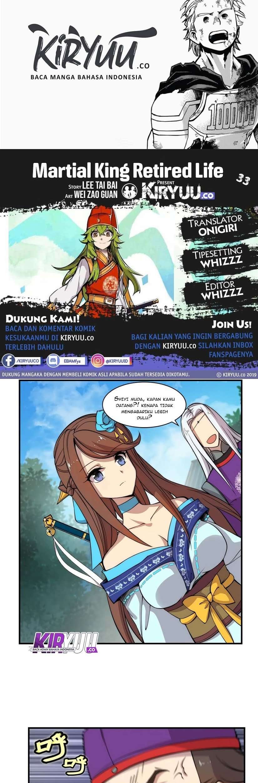 Martial King’s Retired Life Chapter 33 - halaman 1
