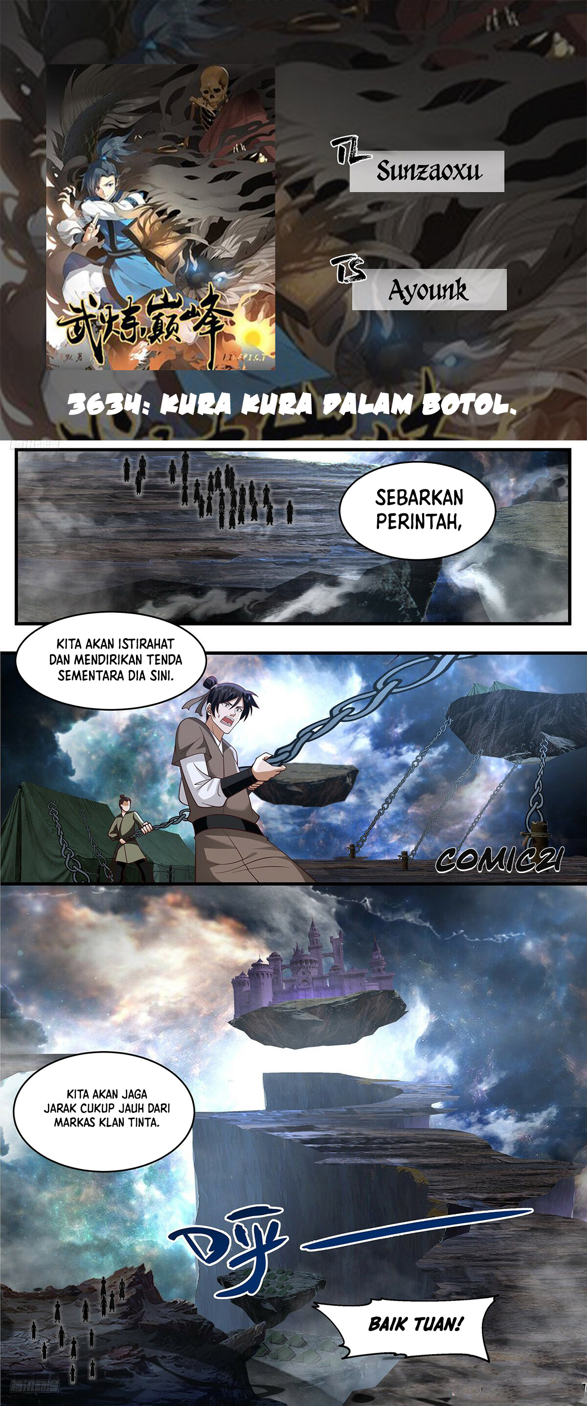 Martial Peak Chapter 3634 - halaman 1