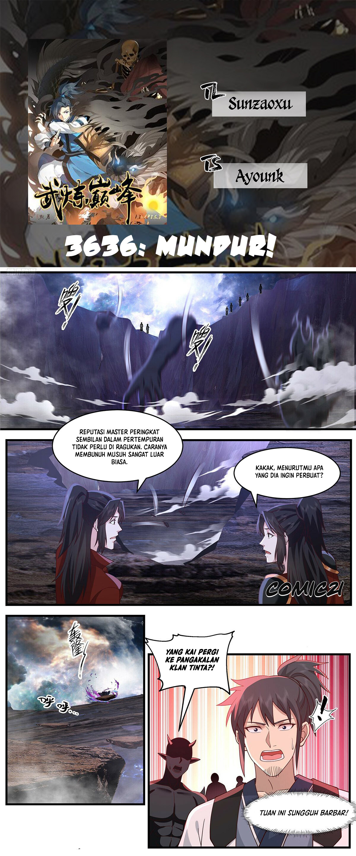 Martial Peak Chapter 3636 - halaman 1