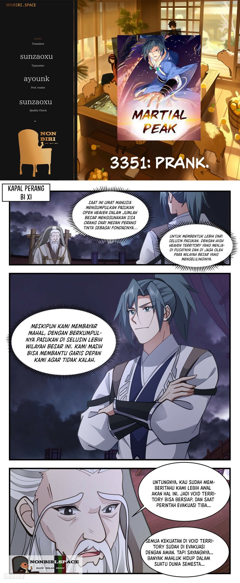 Martial Peak Part 2 Chapter 3351 - halaman 1