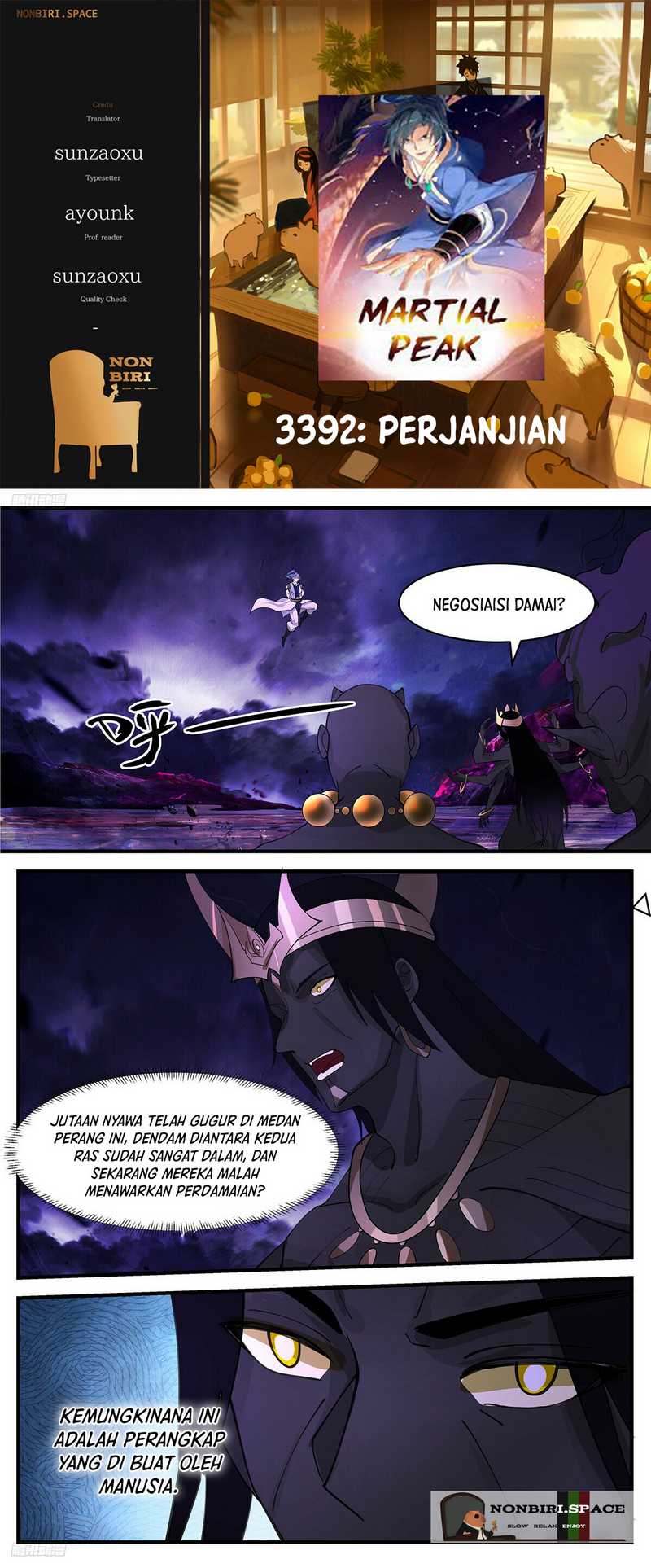 Martial Peak Part 2 Chapter 3392 - halaman 1