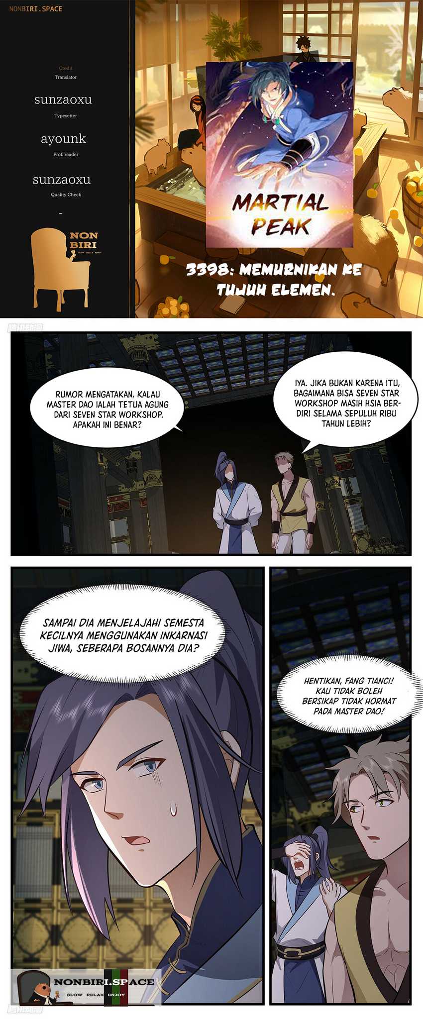 Martial Peak Part 2 Chapter 3398 - halaman 1