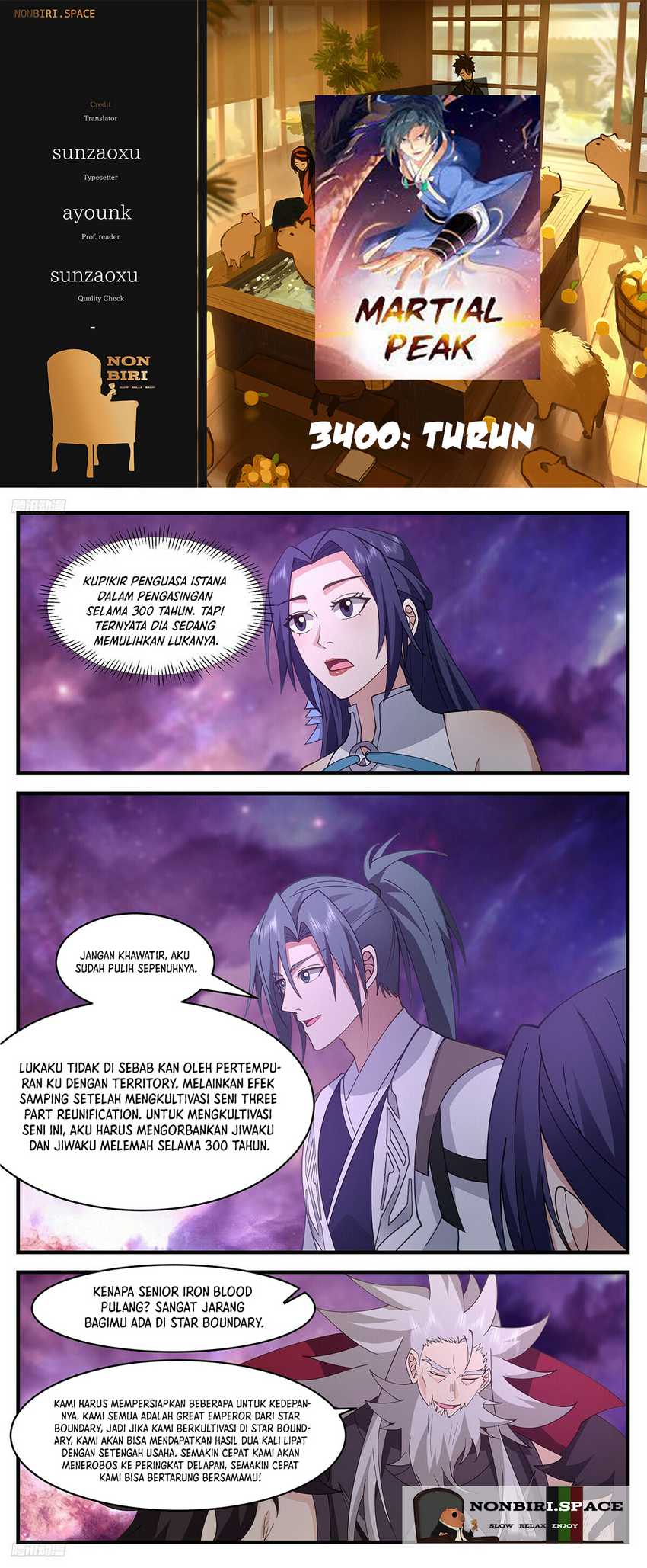 Martial Peak Part 2 Chapter 3400 - halaman 1