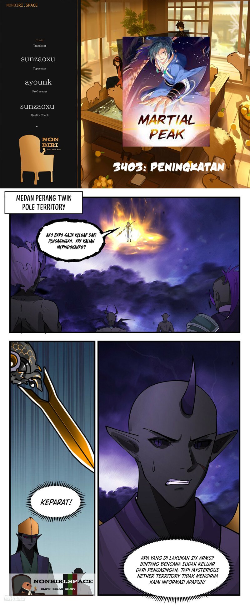 Martial Peak Part 2 Chapter 3403 - halaman 1
