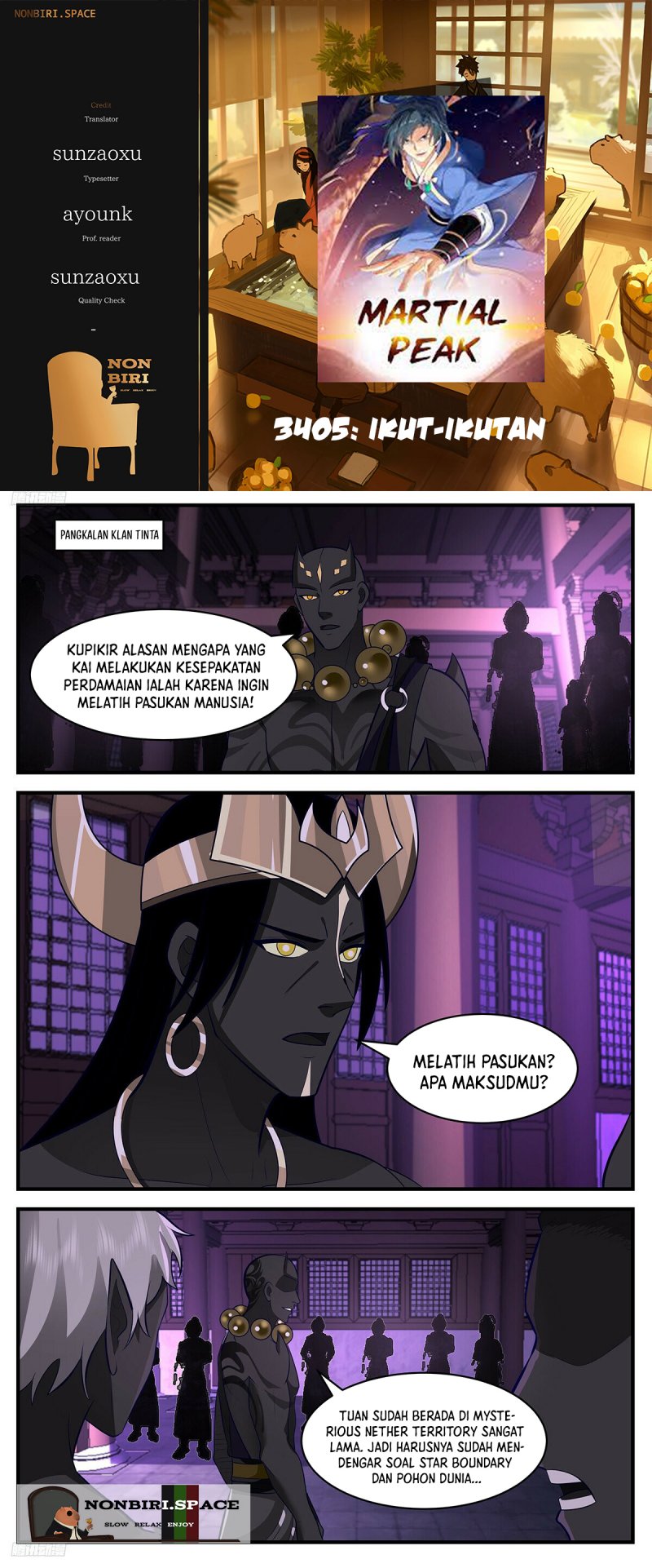 Martial Peak Part 2 Chapter 3405 - halaman 1