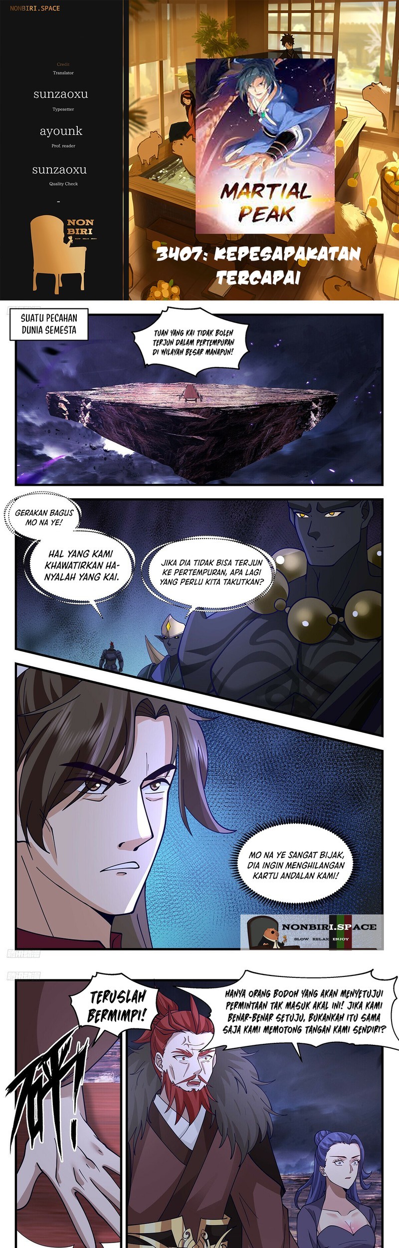 Martial Peak Part 2 Chapter 3407 - halaman 1