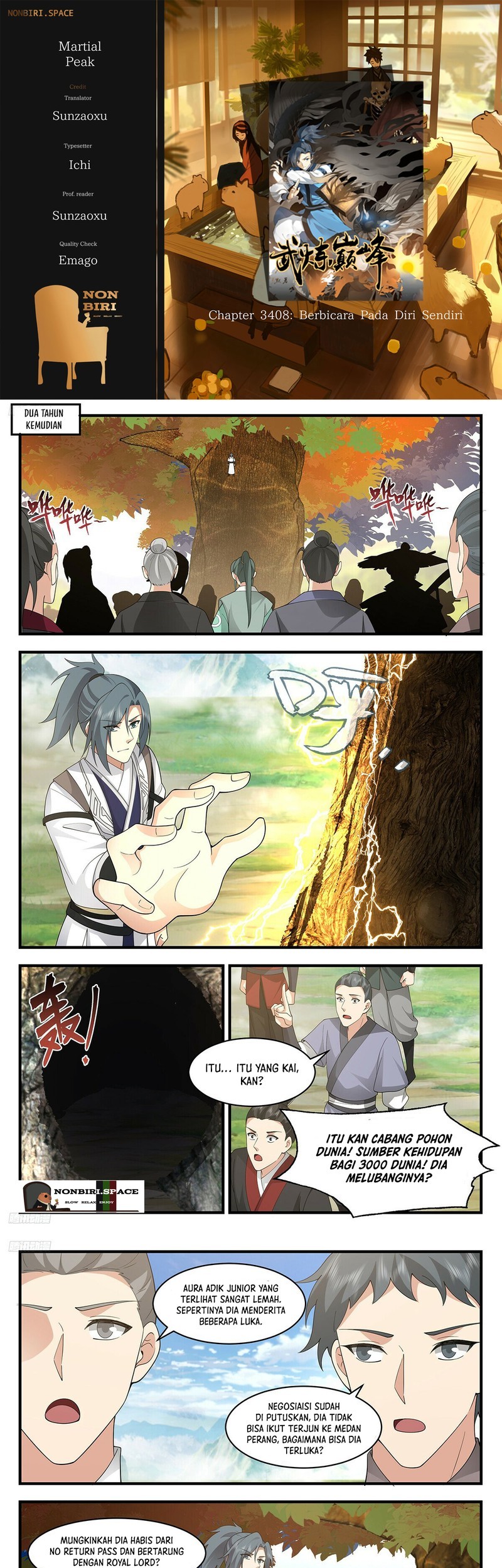 Martial Peak Part 2 Chapter 3408 - halaman 1