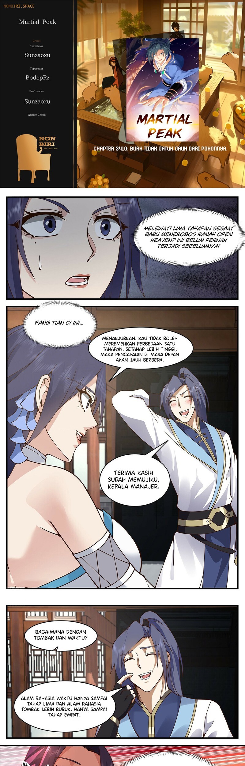 Martial Peak Part 2 Chapter 3410 - halaman 1