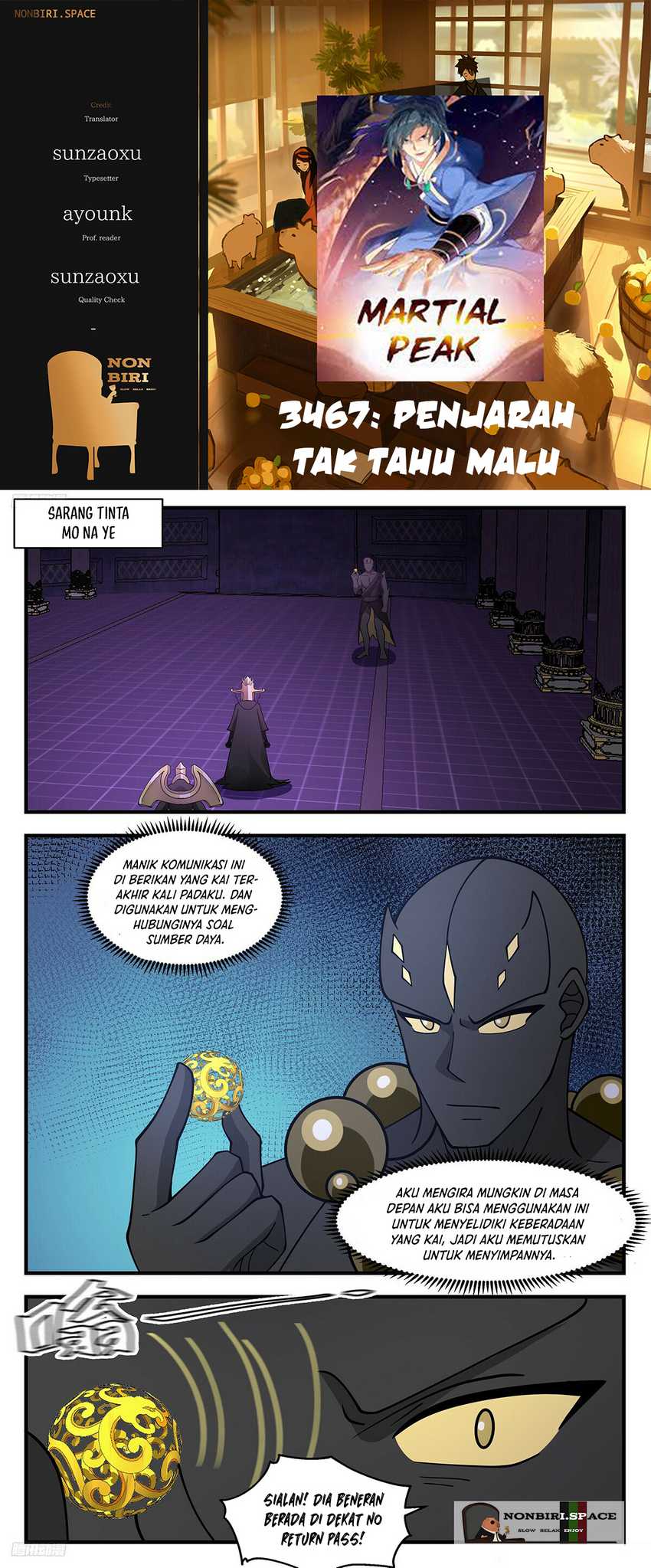 Martial Peak Part 2 Chapter 3467 - halaman 1