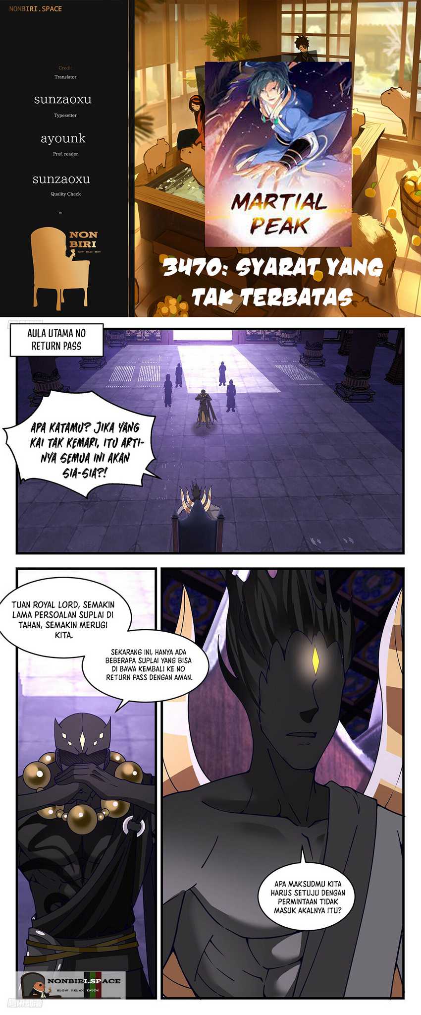 Martial Peak Part 2 Chapter 3470 - halaman 1