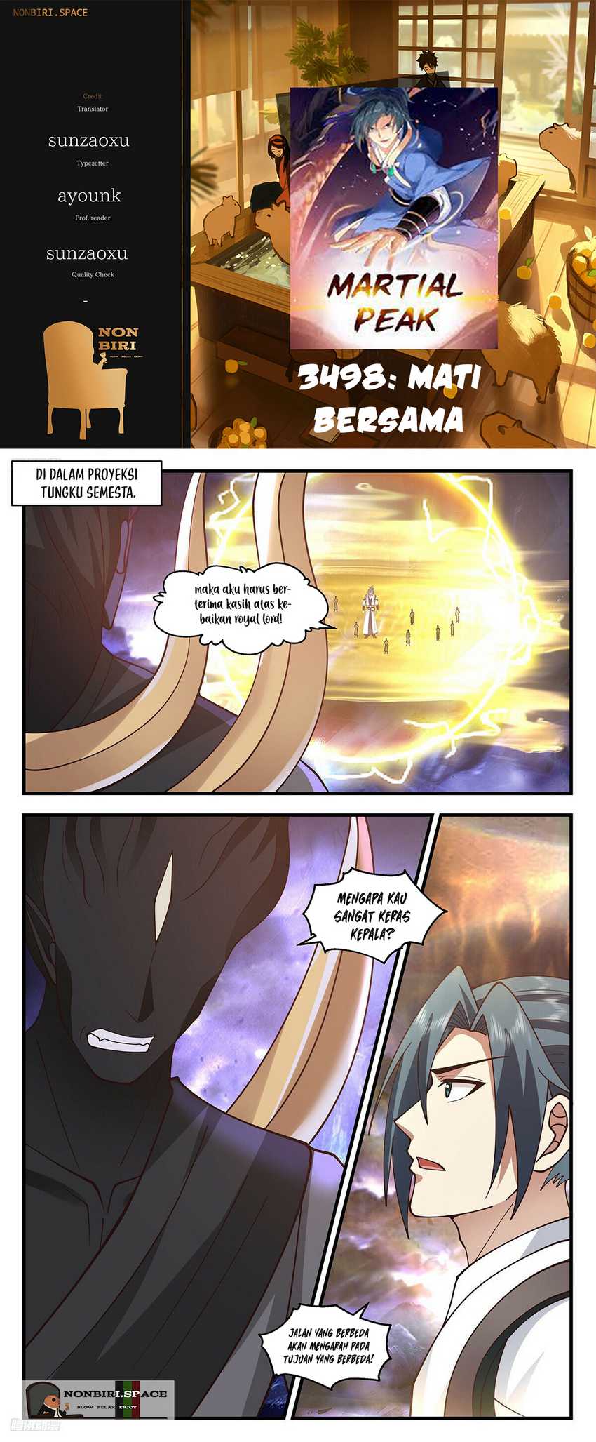 Martial Peak Part 2 Chapter 3498 - halaman 1