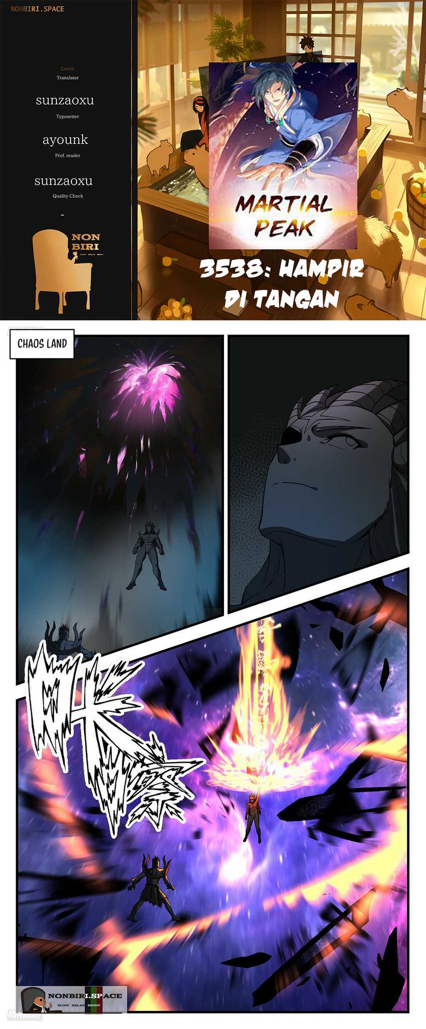 Martial Peak Part 2 Chapter 3538 - halaman 1