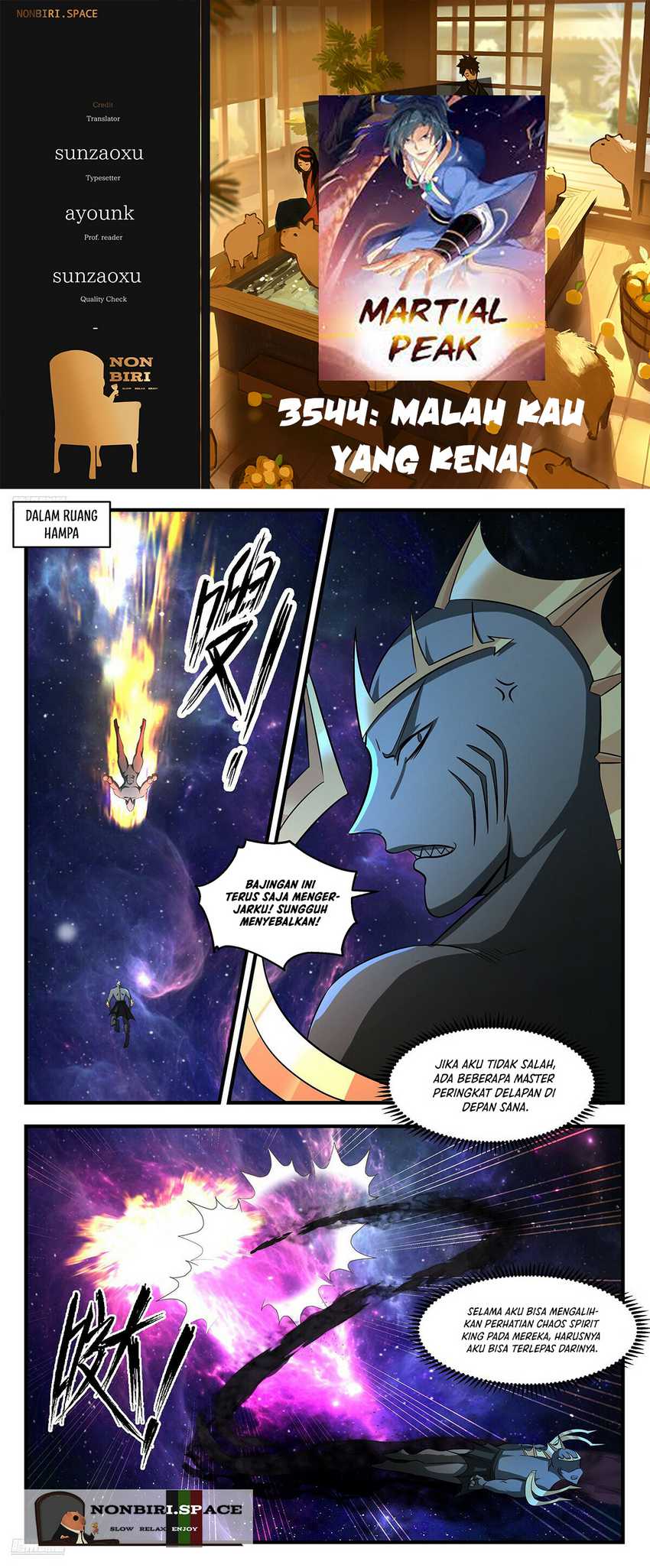Martial Peak Part 2 Chapter 3544 - halaman 1