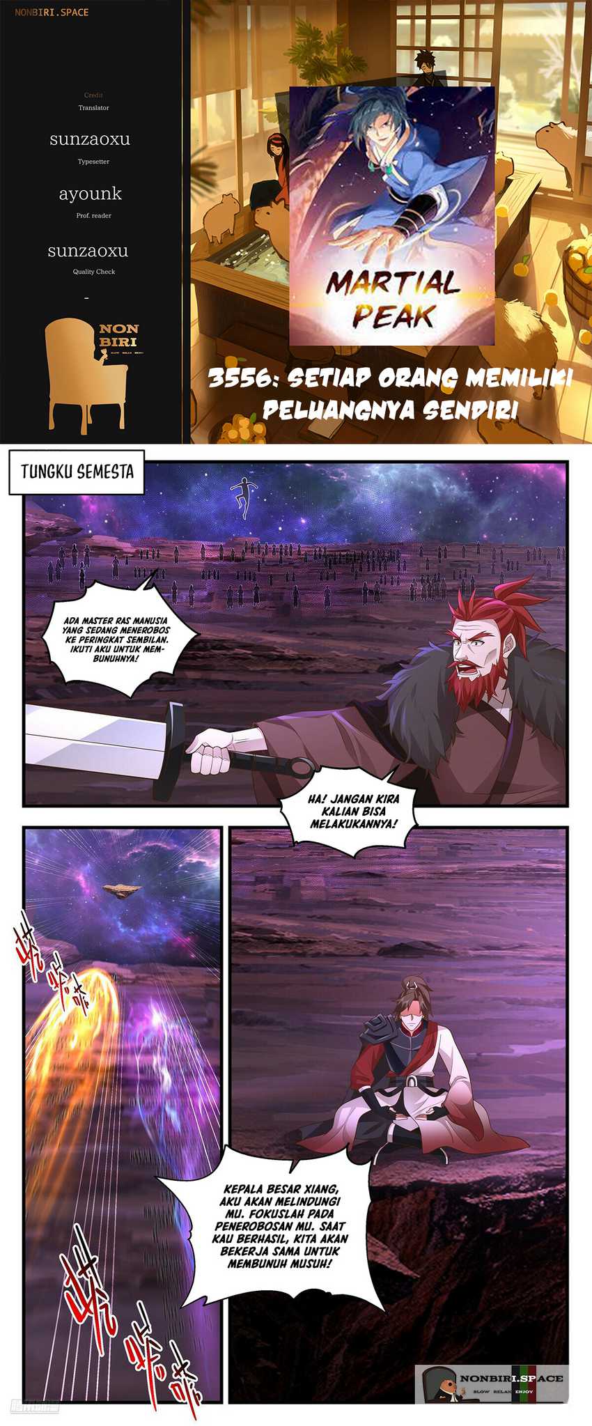 Martial Peak Part 2 Chapter 3556 - halaman 1