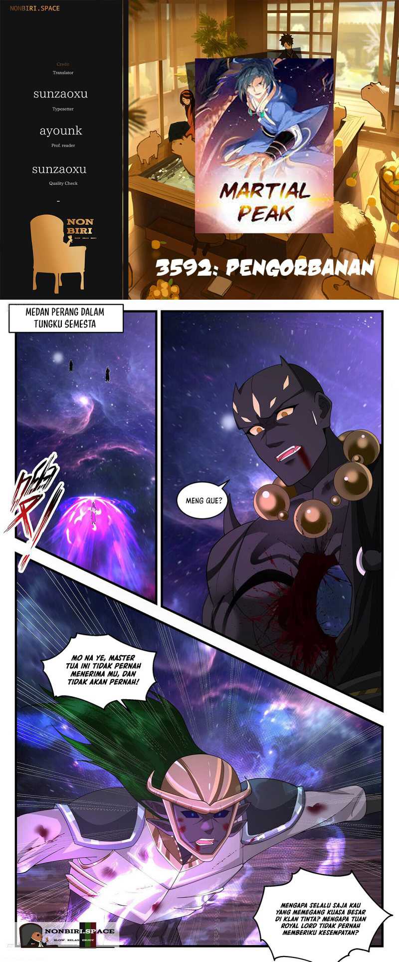 Martial Peak Part 2 Chapter 3592 - halaman 1