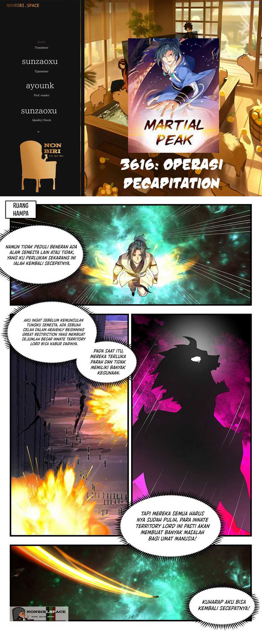 Martial Peak Part 2 Chapter 3616 - halaman 1