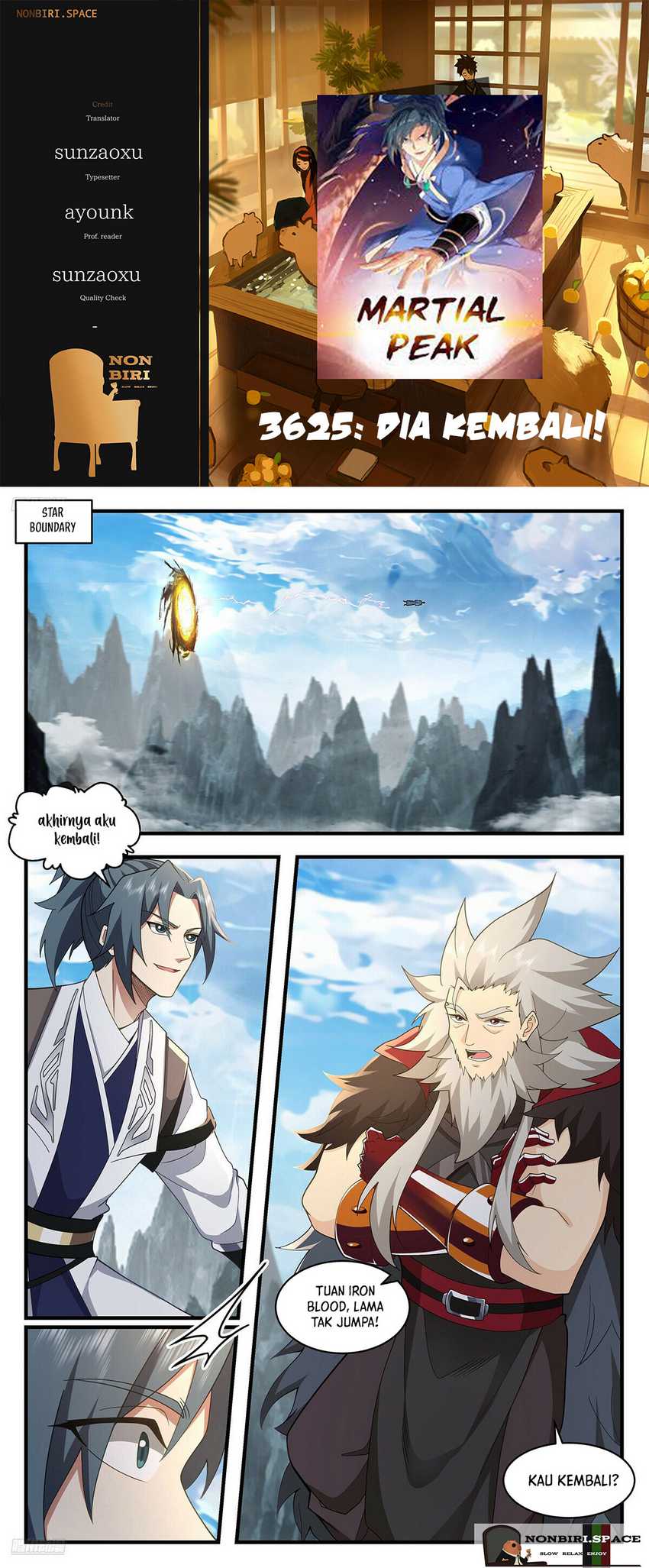 Martial Peak Part 2 Chapter 3625 - halaman 1