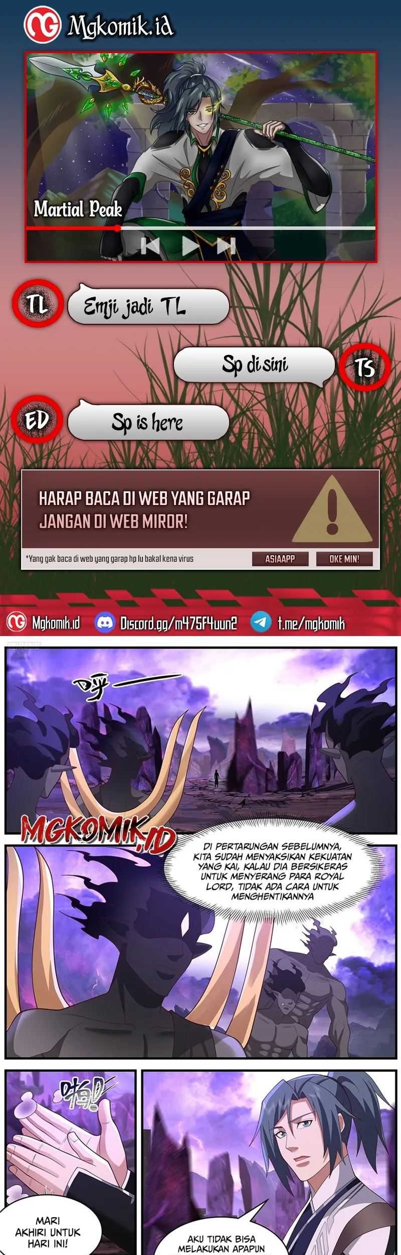 Martial Peak Part 2 Chapter 3643 - halaman 1
