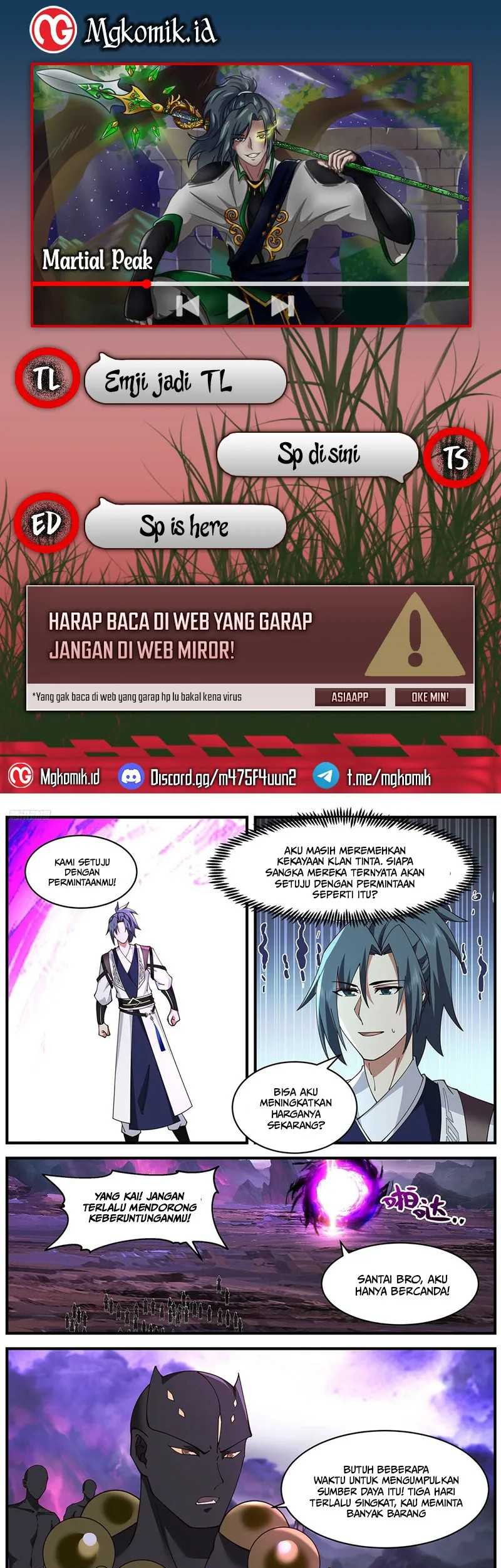 Martial Peak Part 2 Chapter 3651 - halaman 1