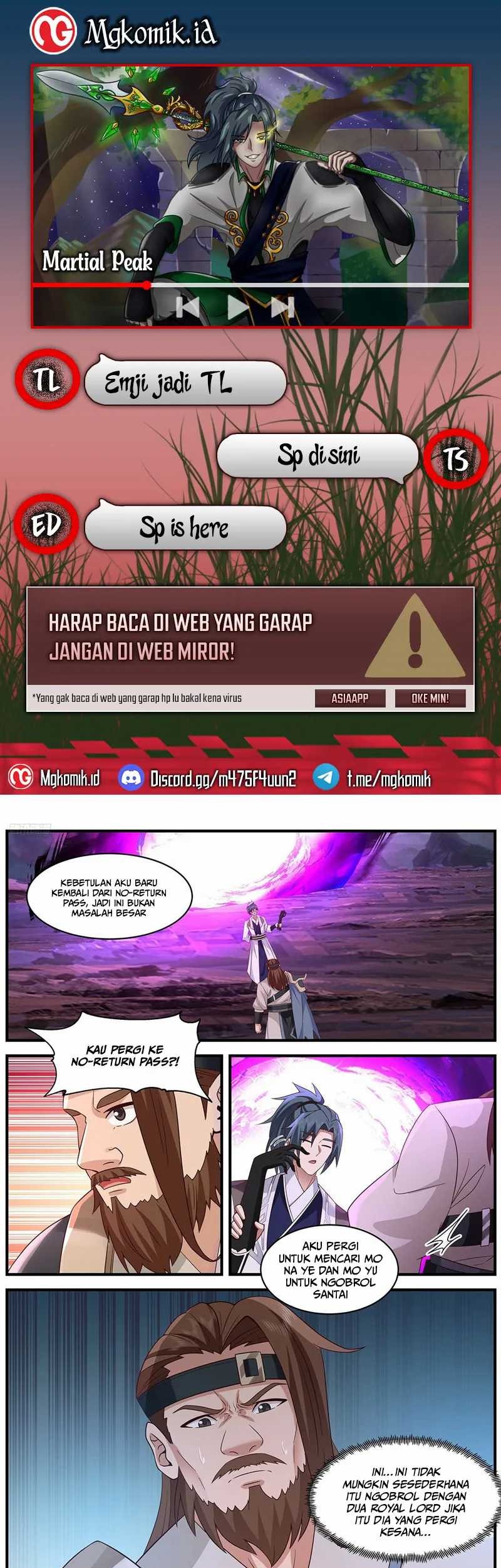 Martial Peak Part 2 Chapter 3656 - halaman 1