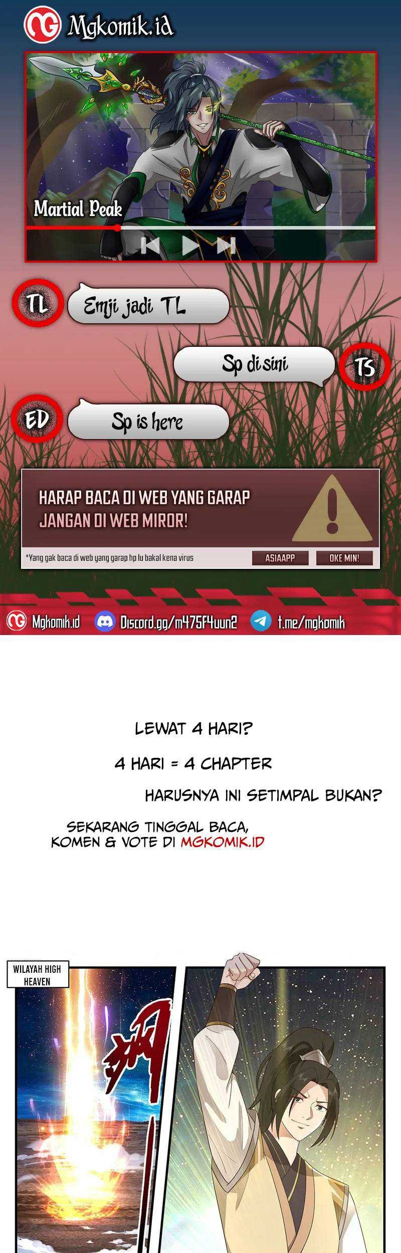 Martial Peak Part 2 Chapter 3668 - halaman 1