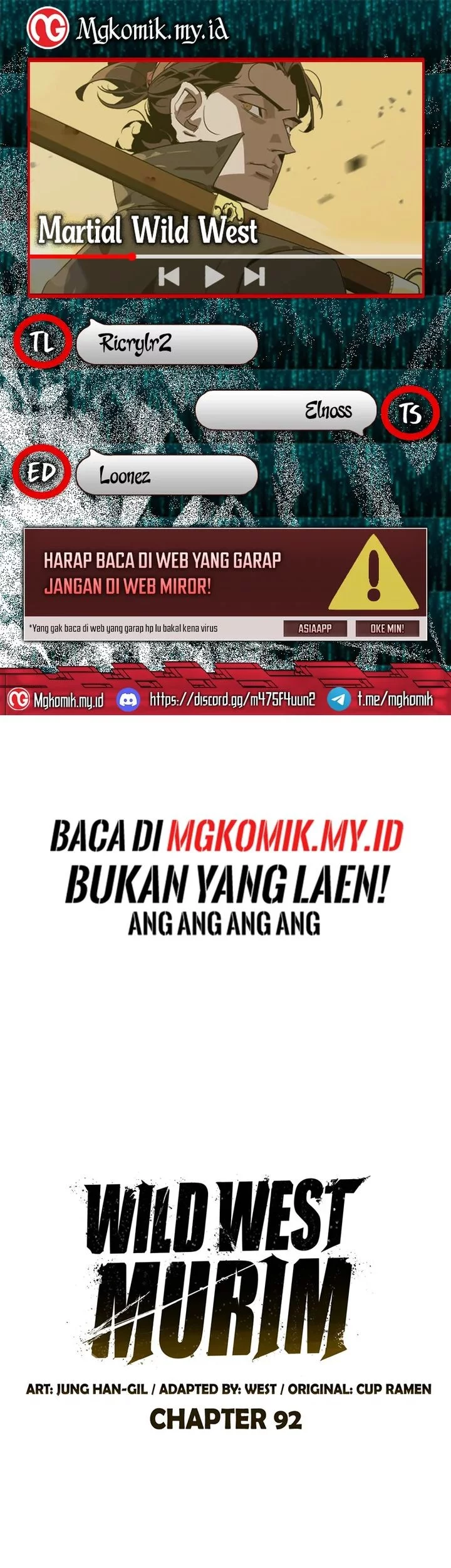 Martial Wild West Chapter 92 - halaman 1