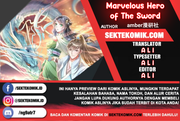 Marvelous Hero of The Sword Chapter 1 - halaman 1