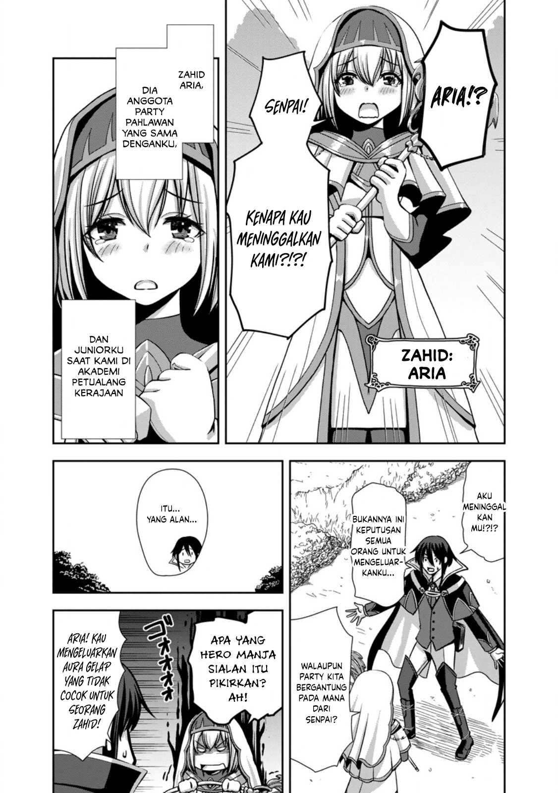 "Maryoku Mugen" no Mana Porter: Party no Maryoku wo Subete Kyoukyuu shiteita noni, Yuusha ni Tsuihou saremashita. Maryoku Busoku de Seiken ga Tsukaenai to Asettemo, Member Zenin ga Yuusha wo Mikagitta node Mou Osoi Chapter 1 - halaman 11