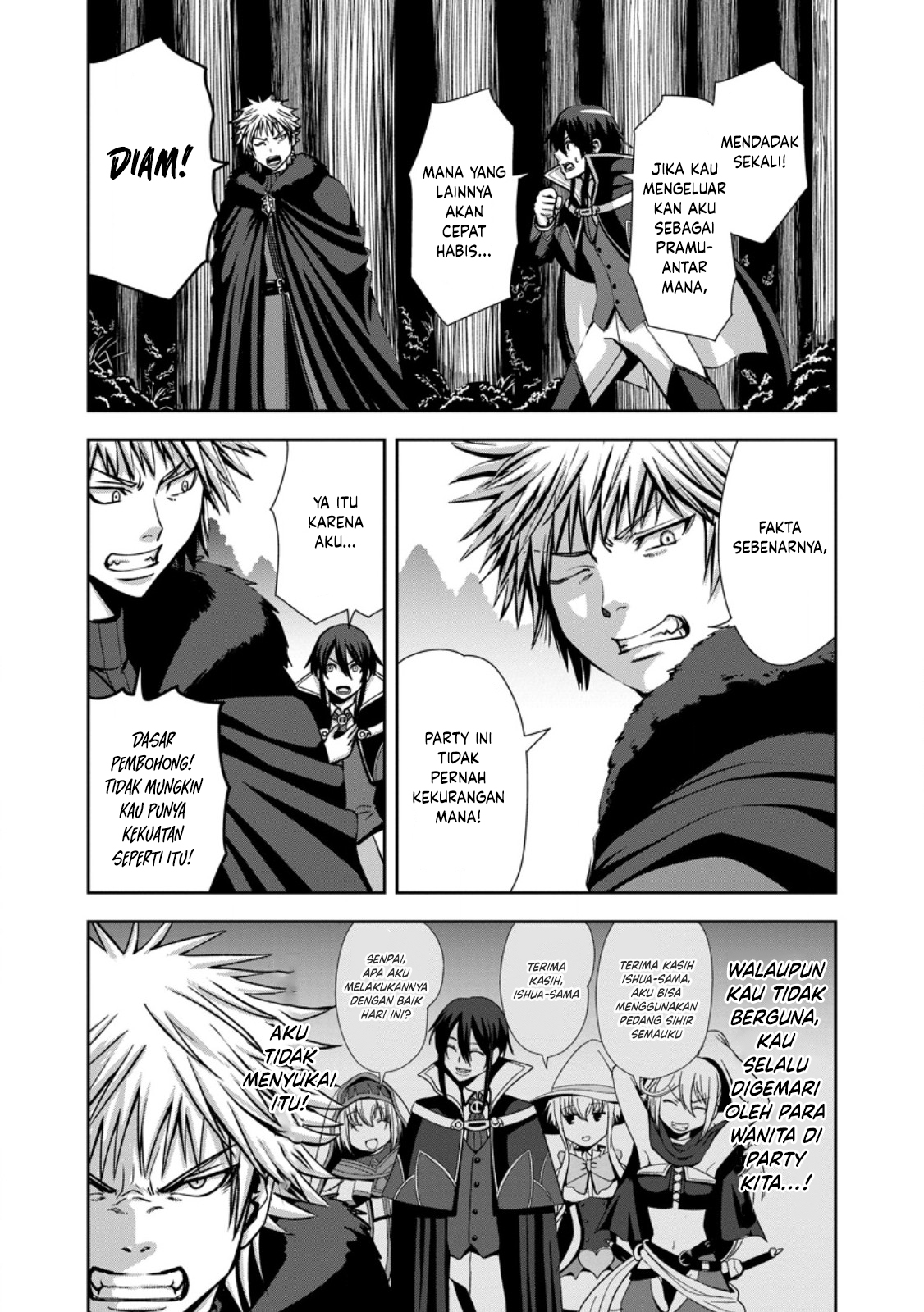 "Maryoku Mugen" no Mana Porter: Party no Maryoku wo Subete Kyoukyuu shiteita noni, Yuusha ni Tsuihou saremashita. Maryoku Busoku de Seiken ga Tsukaenai to Asettemo, Member Zenin ga Yuusha wo Mikagitta node Mou Osoi Chapter 1 - halaman 6