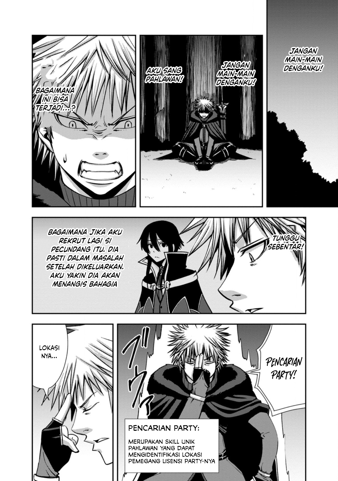 "Maryoku Mugen" no Mana Porter: Party no Maryoku wo Subete Kyoukyuu shiteita noni, Yuusha ni Tsuihou saremashita. Maryoku Busoku de Seiken ga Tsukaenai to Asettemo, Member Zenin ga Yuusha wo Mikagitta node Mou Osoi Chapter 2 - halaman 28