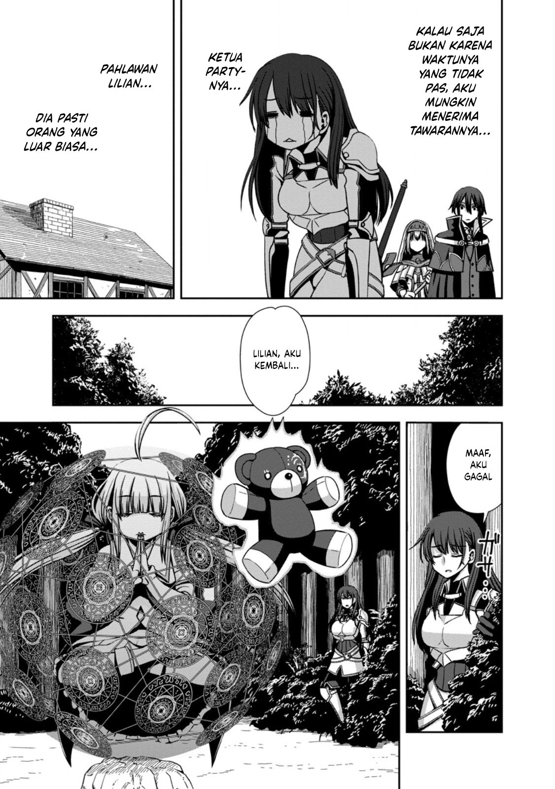 "Maryoku Mugen" no Mana Porter: Party no Maryoku wo Subete Kyoukyuu shiteita noni, Yuusha ni Tsuihou saremashita. Maryoku Busoku de Seiken ga Tsukaenai to Asettemo, Member Zenin ga Yuusha wo Mikagitta node Mou Osoi Chapter 3 - halaman 12
