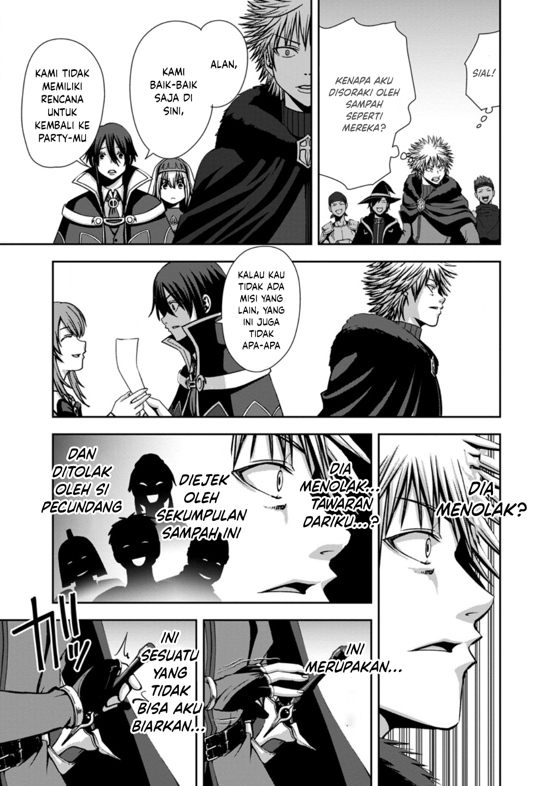 "Maryoku Mugen" no Mana Porter: Party no Maryoku wo Subete Kyoukyuu shiteita noni, Yuusha ni Tsuihou saremashita. Maryoku Busoku de Seiken ga Tsukaenai to Asettemo, Member Zenin ga Yuusha wo Mikagitta node Mou Osoi Chapter 4 - halaman 5