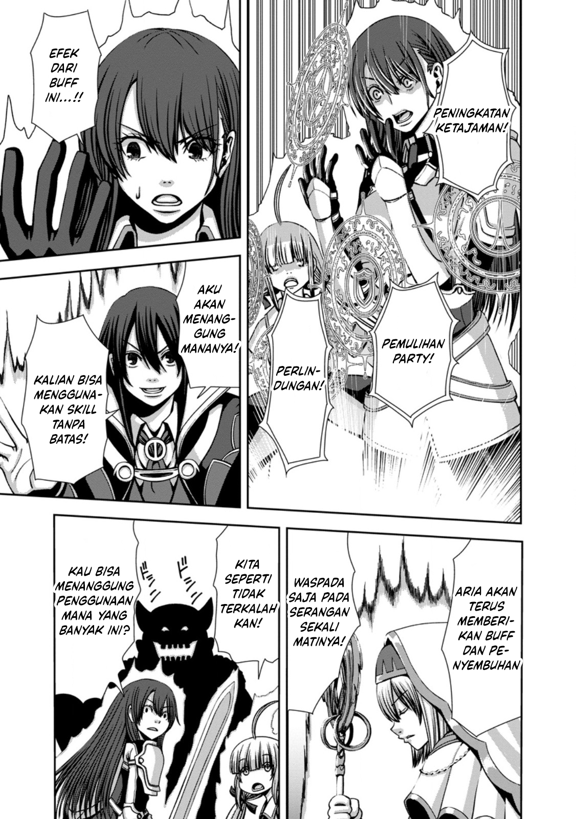 "Maryoku Mugen" no Mana Porter: Party no Maryoku wo Subete Kyoukyuu shiteita noni, Yuusha ni Tsuihou saremashita. Maryoku Busoku de Seiken ga Tsukaenai to Asettemo, Member Zenin ga Yuusha wo Mikagitta node Mou Osoi Chapter 5 - halaman 21