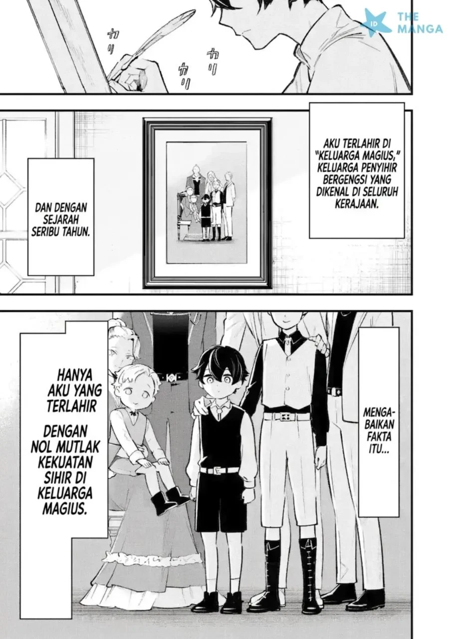 Maryoku Zero no Saikyou Kenja ~Mahou Riron o Kiwametara, Sekai Saikyou ni Natte Ita~ Chapter 1.1 - halaman 7