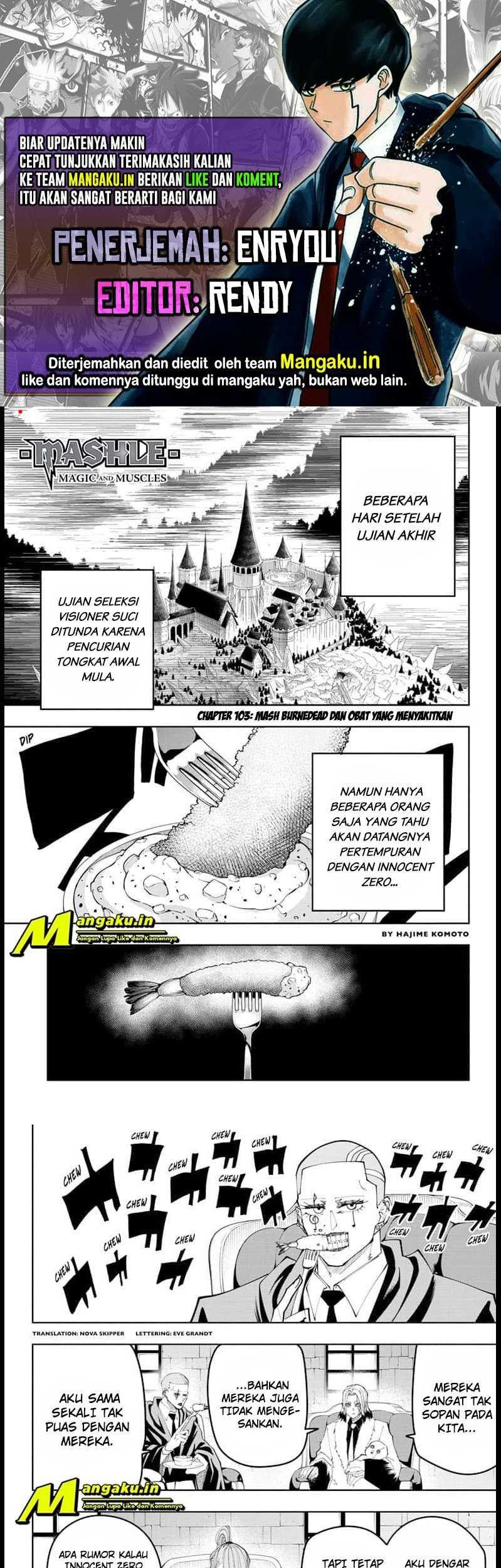 Mashle: Magic and Muscles Chapter 103 - halaman 1